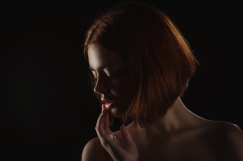 Woman practicing pranayama